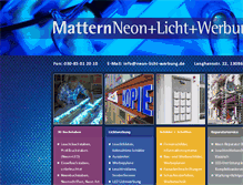 Tablet Screenshot of neon-licht-werbung.de